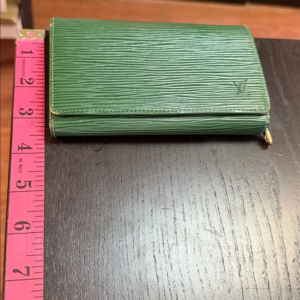 Louis Vuitton Emerald Green Clutch wallet